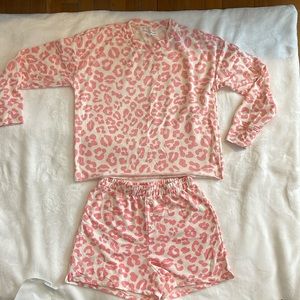 Long sleeve short set
